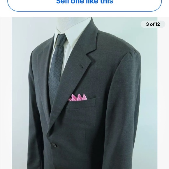 Hugo Boss Other - Hugo Boss Blue Blazer Men Size 42L